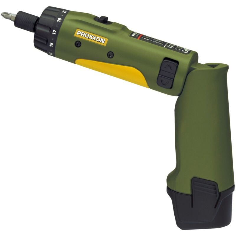 foto del prodotto avvitatore a batteria proxxon ks a, 10,8 v, 1x 2,6 ah e caricabatterie in valigetta