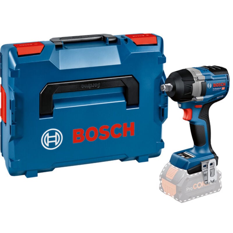 foto del prodotto avvitatore a impulsi a batteria bosch gds 18v 750 c senza batteria e caricabatterie in l boxx