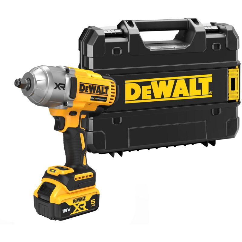 foto del prodotto avvitatore a impulsi a batteria dewalt dcf900nt, 1 2 , 18 v senza batteria e caricabatterie in scatola tstak