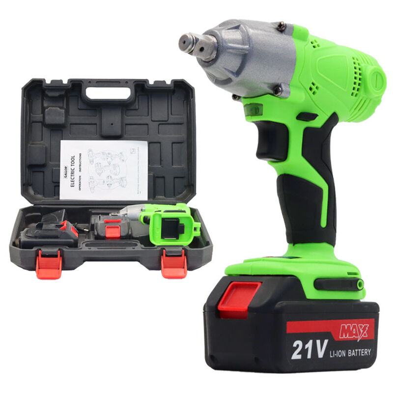 foto del prodotto avvitatore a impulsi senza spazzole, batterie e caricabatterie, 300 nm, 2 velocit , avvitatore a impulsi a batteria 2 in 1