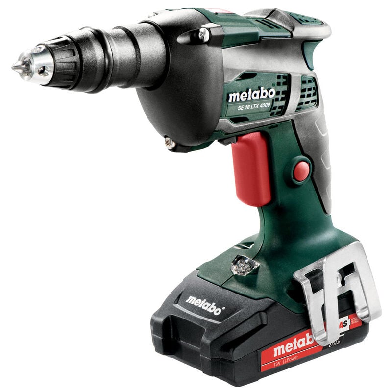 foto del prodotto avvitatore a secco a batteria metabo se 18 ltx 4000 con 2x 2,0 ah caricabatterie in valigetta
