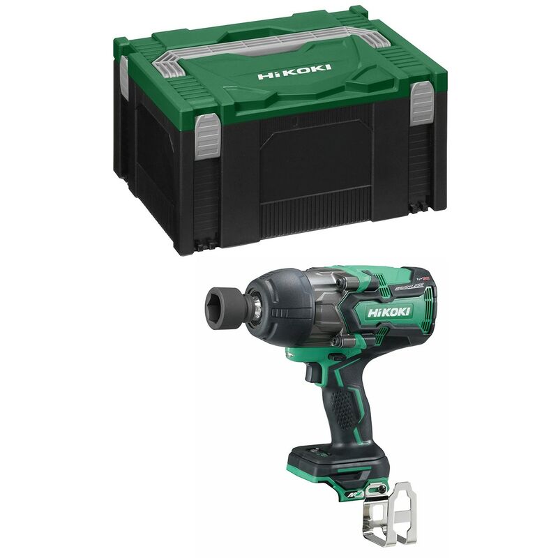 foto del prodotto avvitatore ad impulsi hikoki wr36dbw2z solo corpo valigetta hsciii