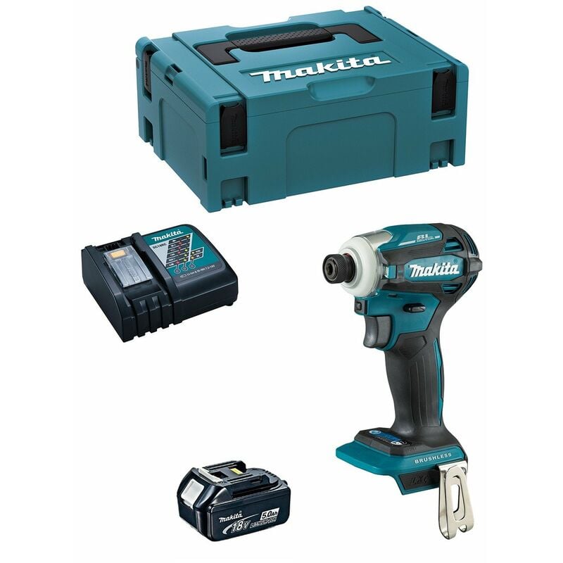 foto del prodotto avvitatore ad impulsi makita dtd172rtj1 1 x 5,0 ah dc18rc makpac 2 