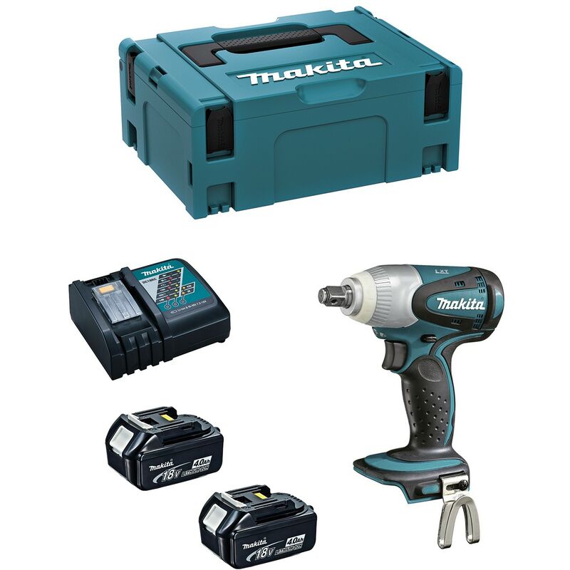 foto del prodotto avvitatore ad impulsi makita dtw251rmj 2 x 4,0 ah dc18rc makpac 2 