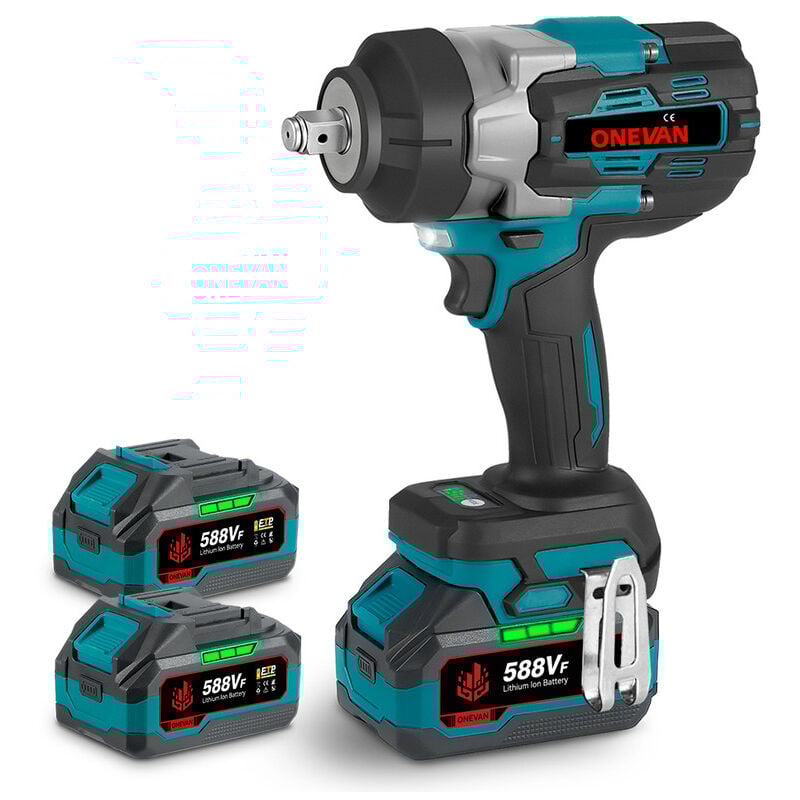 foto del prodotto avvitatore ad impulsi onevan da 2100 nm, avvitatore a batteria 1 2 senza spazzole applicabile a camion di grandi dimensioni, veicoli portacontainer
