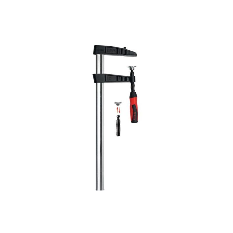 foto del prodotto avvitatore in ghisa malleabile bessey tgk 2k larghezza di serraggio 1000 mm sporgenza 120 mm impugnatura a 2 componenti 35 x 11 mm