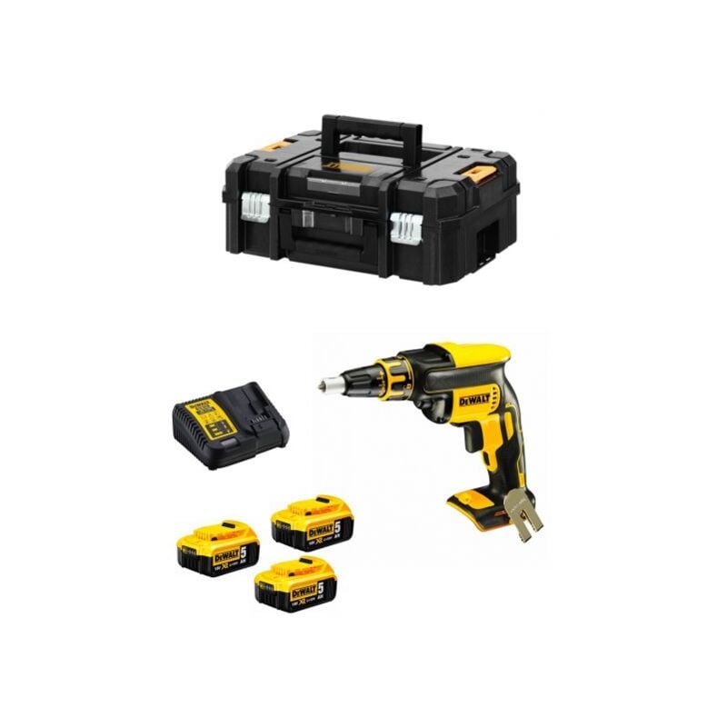 foto del prodotto avvitatore per cartongesso dcf620p3t 3 x 5,0ah dcb115 tstak ii 8435587923916 - dewalt