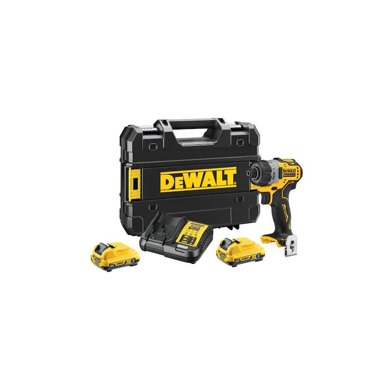 foto del prodotto avvitatore senza spazzole dewalt xr 12v 2ah li ion 15 impostazioni di coppia dcf601d2 qw