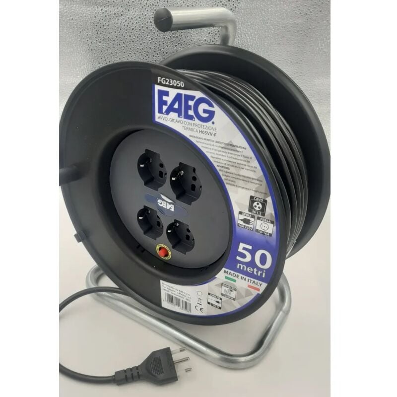 foto del prodotto avvolgicavo faeg 23050 mt.50 cavo 3x1,5 offerta