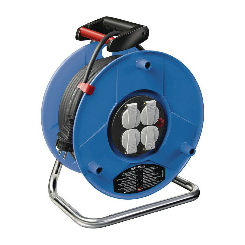 foto del prodotto avvolgicavo garant 25 m h05vv f 3 x 1,5 mm 240 mm 4 prese da