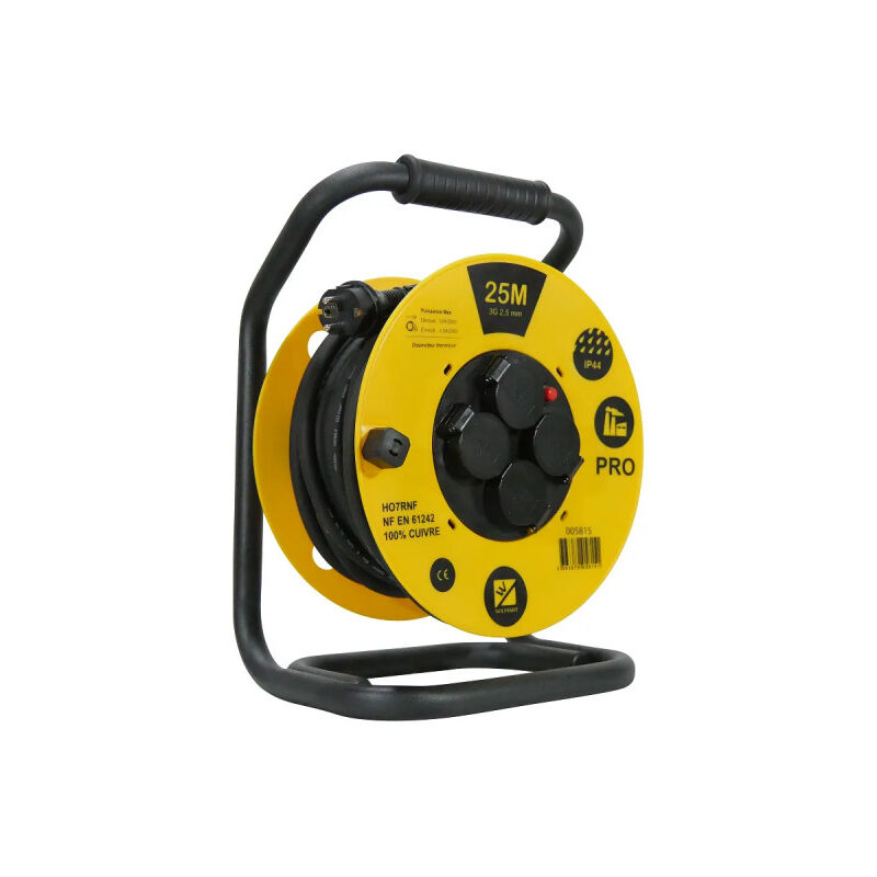 foto del prodotto avvolgicavo professionale 25m in 3g2,5 mm2.