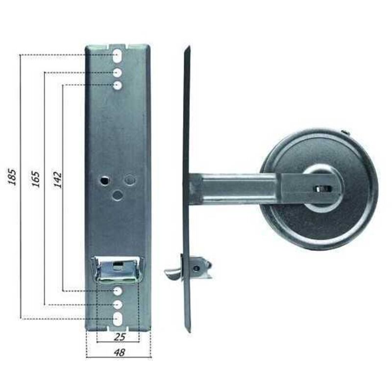 foto del prodotto avvolgitore da incasso interasse 185 mm per avvolgitore 6 mt