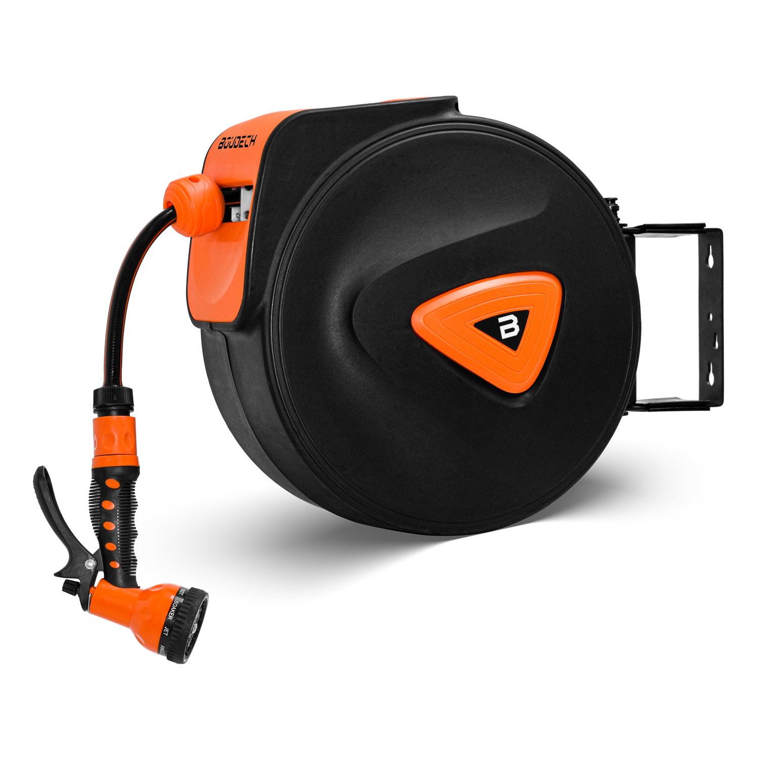 foto del prodotto avvolgitubo 10 mt automatico per giardino girevole ed autoavvolgente