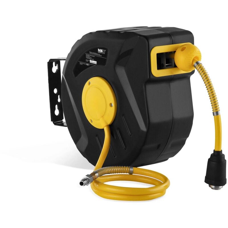 foto del prodotto avvolgitubo aria compressa 10 m pressione 8 bar pvc polipropilene flessibile