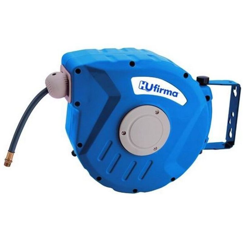 foto del prodotto avvolgitubo hu-firma a parete orientabile con tubo aria compressa da 9 mt