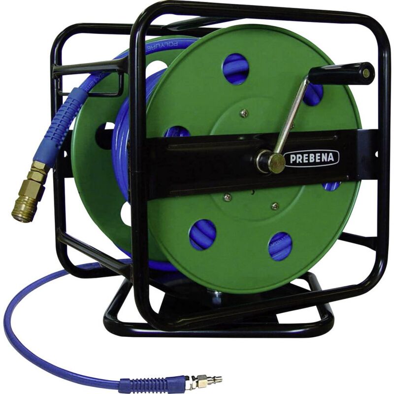 foto del prodotto avvolgitubo per aria compressa prebena da 30 m, 8 x 12 mm, robusto e girevole pistola di soffiaggio