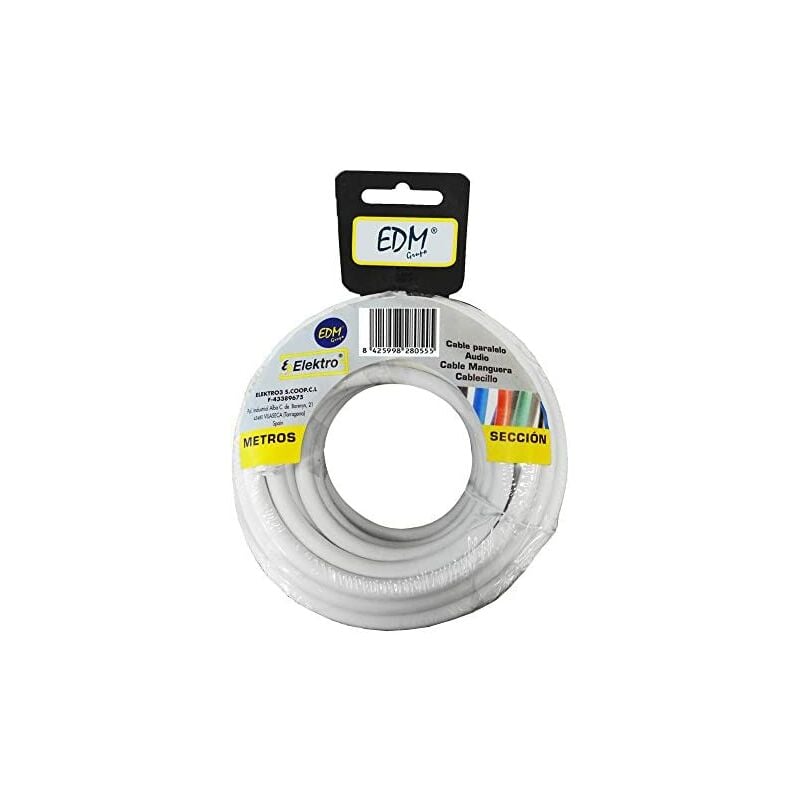 foto del prodotto avvolgitubo tubolare 2x1mm bianco 20mts