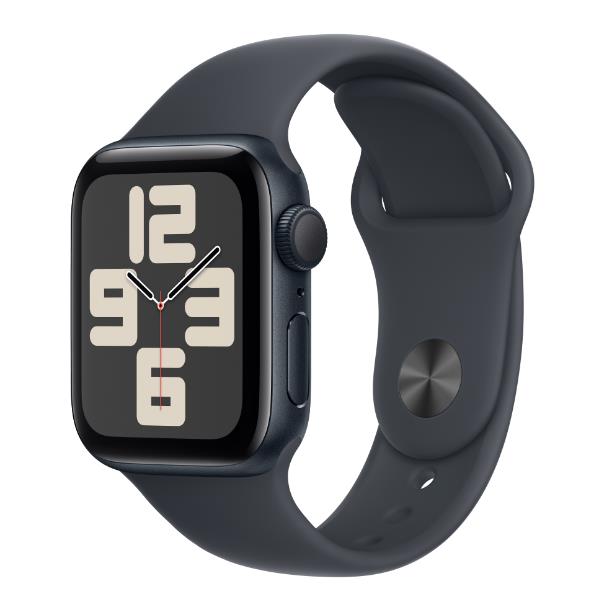 foto del prodotto aw se gps 40mm midnight aluminium case with midnight sport band s m