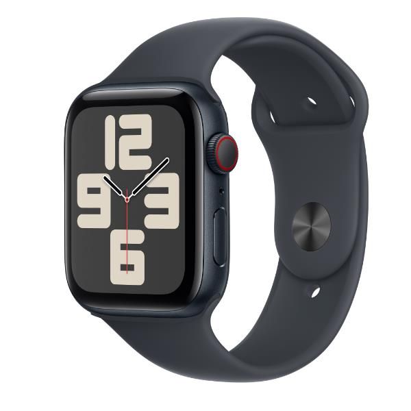 foto del prodotto aw se gps cellular 44mm midnight aluminium case with midnight sport band m l mxgm3ql a