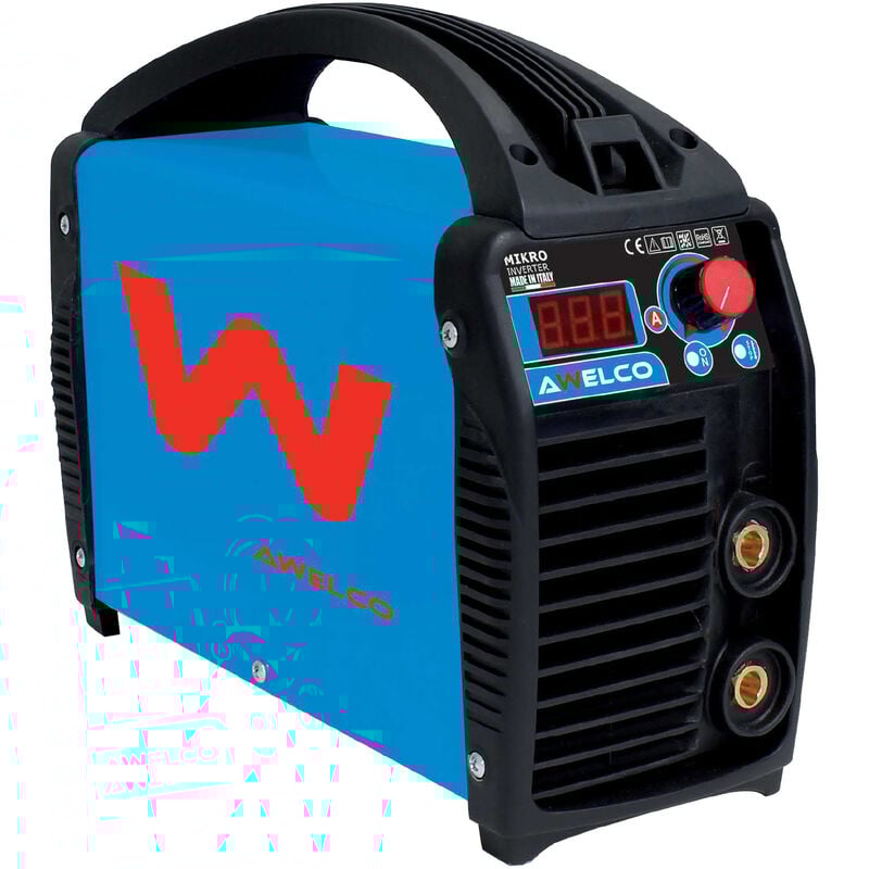 foto del prodotto awelco saldatrice inverter mikro 164 10 140a 220v valigia ed accessori salone
