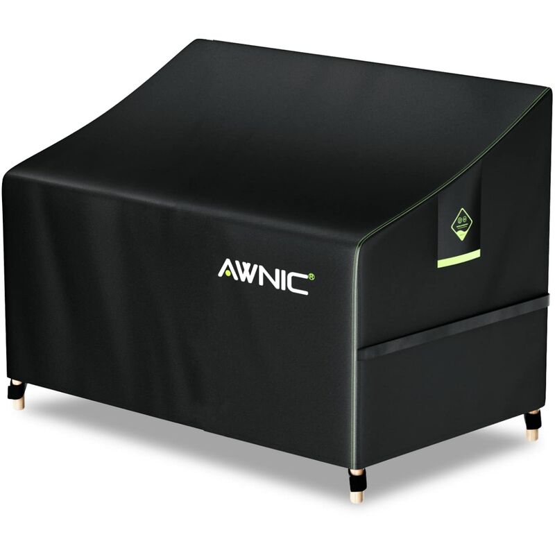 foto del prodotto awnic copertura per panca da giardino impermeabile 2 posti resistente agli strappi e ai raggi uv copertura divano esterno 420d poliestere