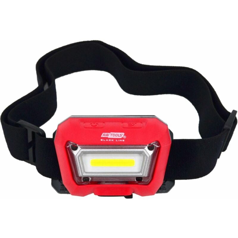 foto del prodotto awtools black line latarka czo owa fronte cob led z czujnikiem ruchu