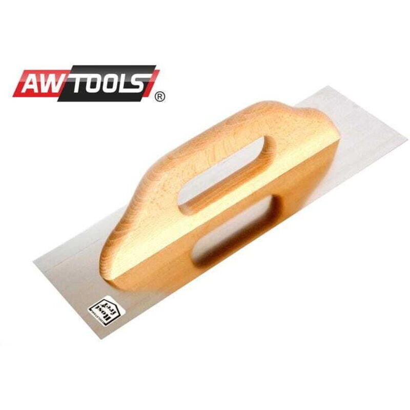 foto del prodotto awtools cazzuola in metallo 680mm manico in legno