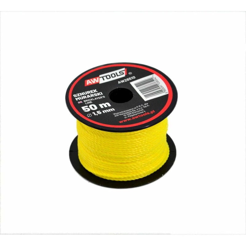 foto del prodotto awtools corda per muratura 50 m / 1,5 mm