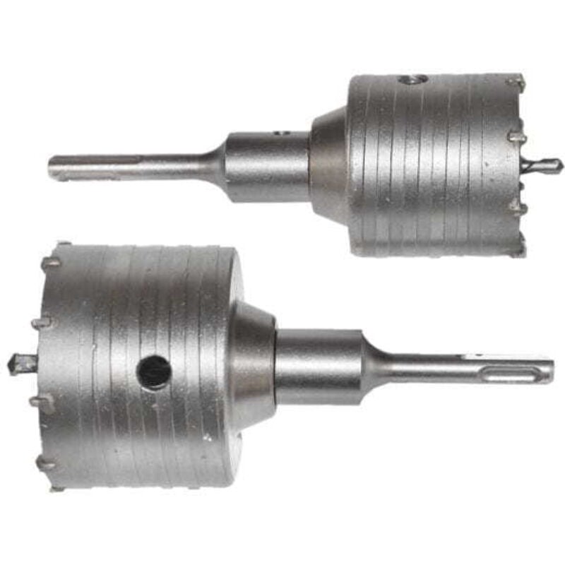 foto del prodotto awtools corona per cemento set fi 65mm fi 80mm manico sds plus 100mm