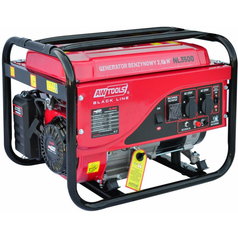 foto del prodotto awtools generatore a benzina 2,8kw 230v linea nera