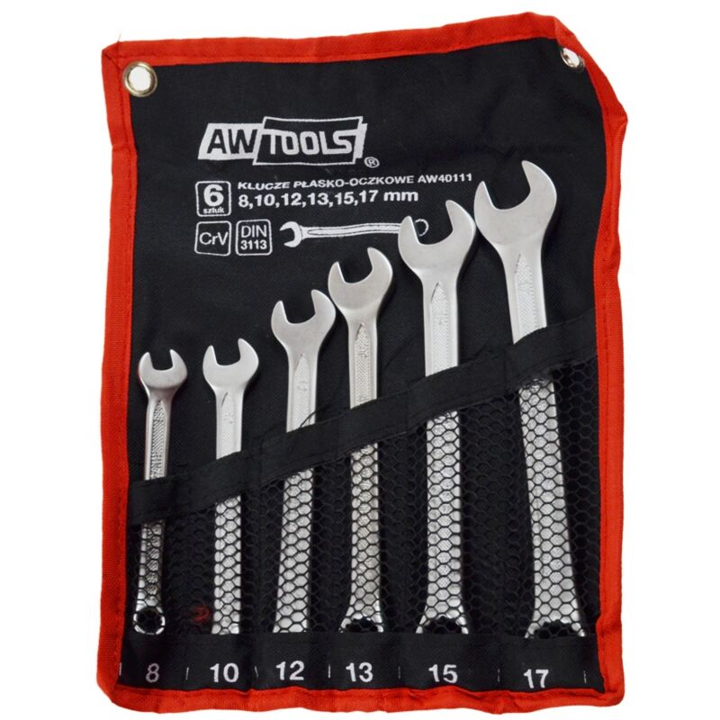 foto del prodotto awtools klucze p asko oczkowe komplet 6elem. 8 10 12 13 15 17mm