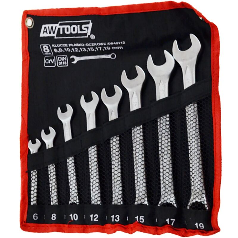 foto del prodotto awtools klucze p asko oczkowe komplet 8elem. 6,8,10,12,13,15,17,19 mm