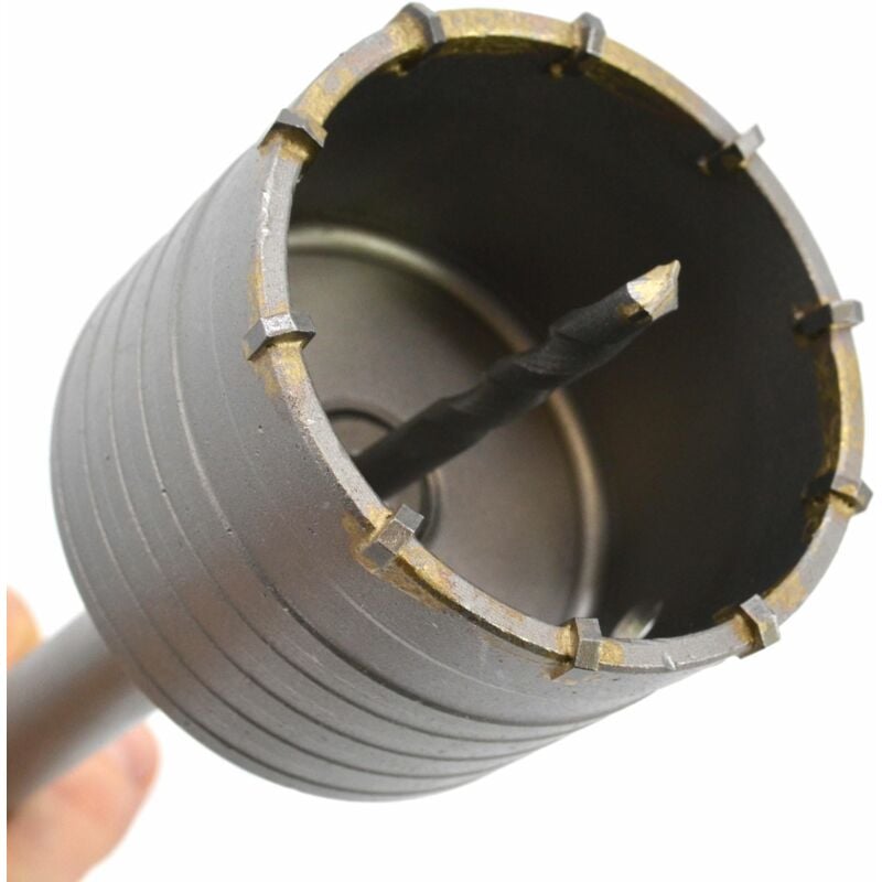 foto del prodotto awtools korona do betonu zestaw fi 65mm fi 80mm uchwyt sds plus 350mm