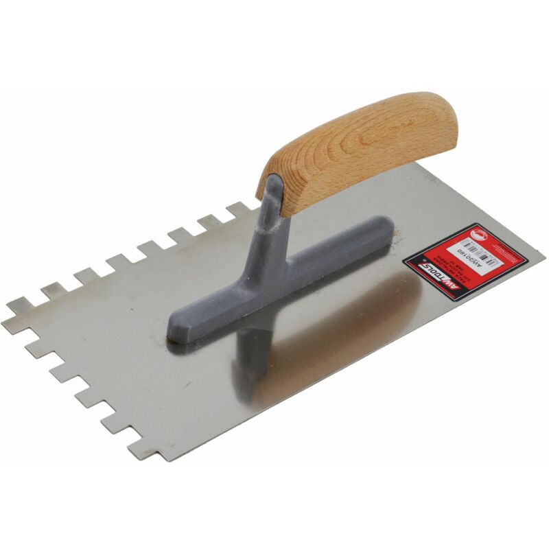 foto del prodotto awtools paca metalowa 270mm drewniany uchwyt na stopce poliamidowej ząb 10