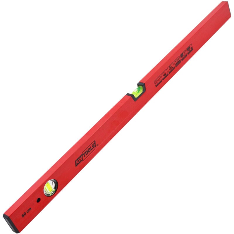 foto del prodotto awtools poziomnica malowana czerwona 100cm