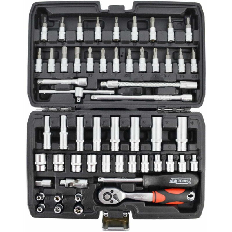 foto del prodotto awtools set di chiavi 1 4 56 pezzi