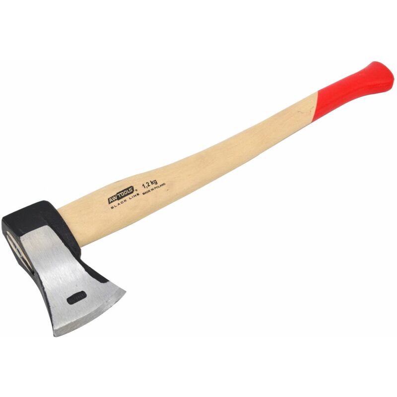foto del prodotto awtools siekiera rozłupuąca 1,2 kg trzonek drewniany black line