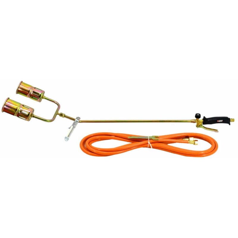 foto del prodotto awtools torcia per tetti lunga con due ugelli da 60 mm
