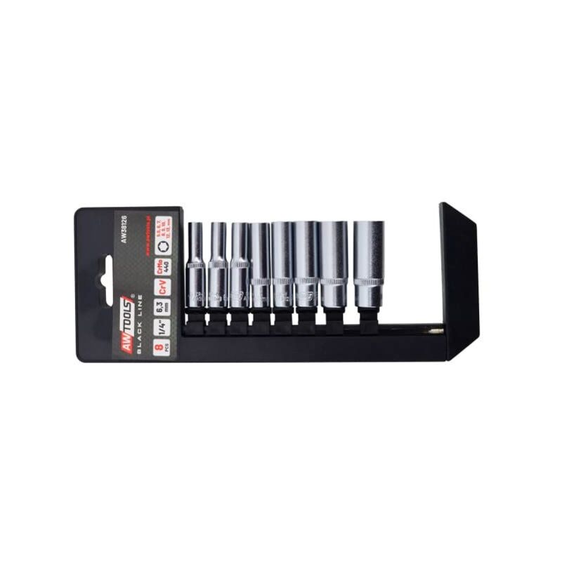 foto del prodotto awtools zestaw nasadek długich długich 1/4"" komplet 8cz. / blbl