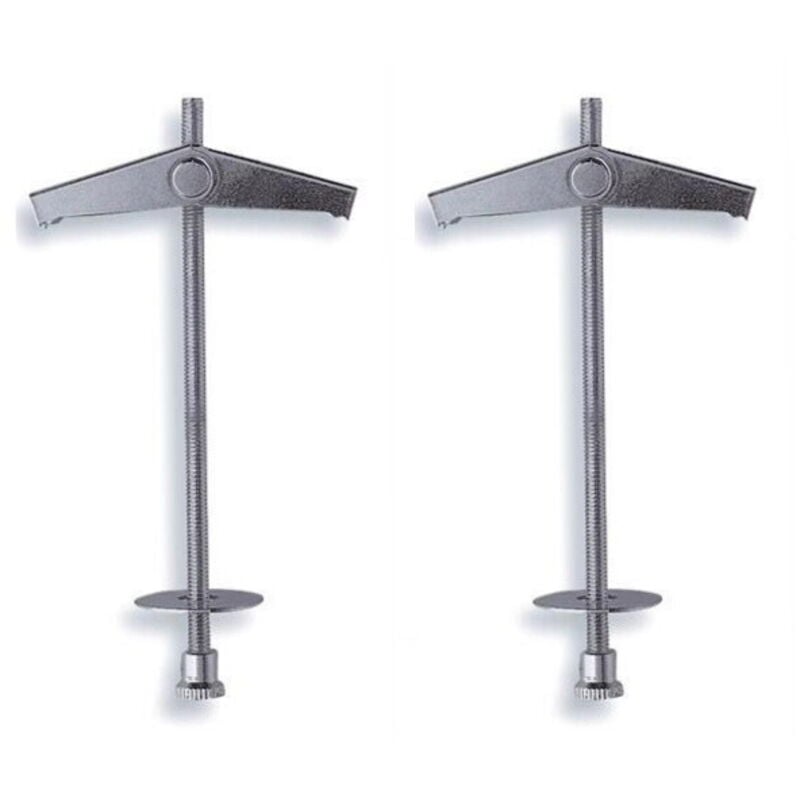 foto del prodotto axel - 2 pz tassello ad ancora simmetrica in acciaio con vite x soffitto pareti m4 12mm