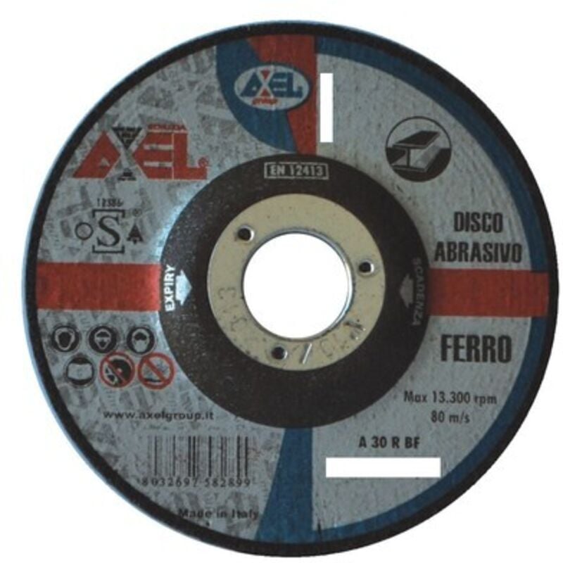 foto del prodotto axel mola disco abrasiva ferro acciaio smerigliatrice 115x6,4 115 mm