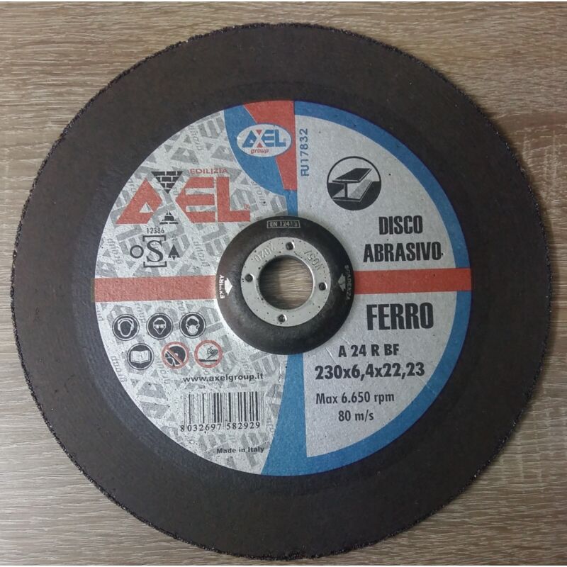 foto del prodotto axel mola disco abrasiva per ferro 230x6,4 230 mm smerigliare