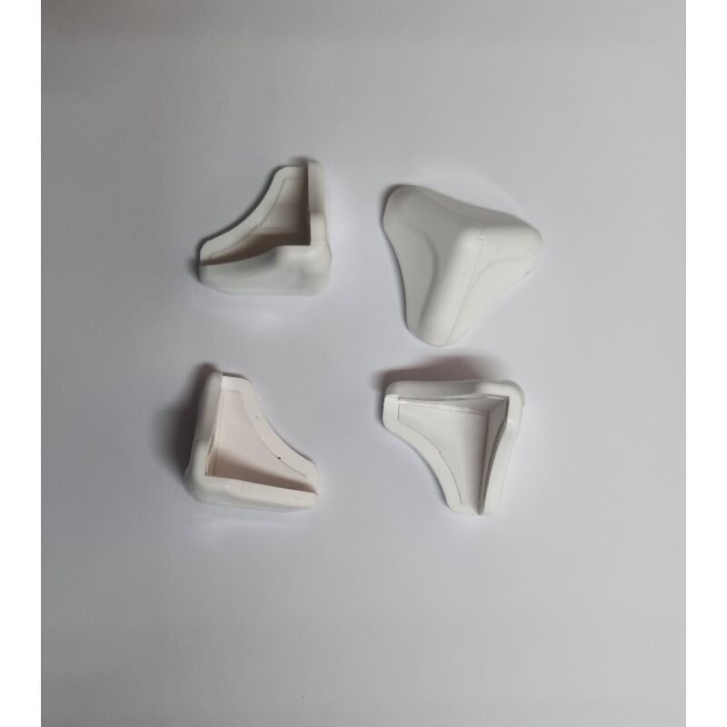 foto del prodotto axel set 4 paraspigoli pvc bianco per tavoli e sedia protezione bambini baby