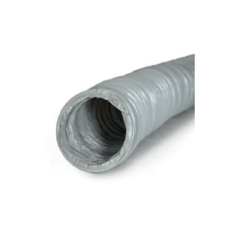 foto del prodotto axelair condotto flessibile in pvc grigio per la ventilazione, diametro 150mm, lunghezza 6m