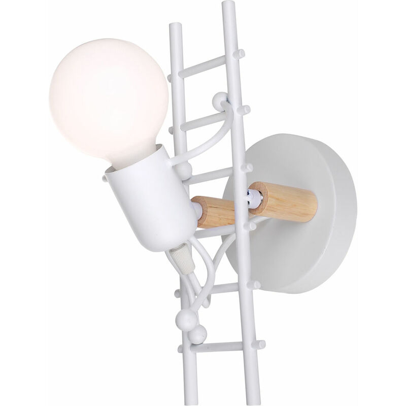 foto del prodotto axhup applique per interno, moderna lampada da parete in design di umanoide, applique candelabro in metallo per corridoio cucina isaland camera da