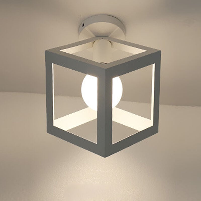foto del prodotto axhup plafoniere soffitto, lampade a soffitto con piazza gabbia, illuminazione in metallo e27 attacco per soggiorno sala da pranzo camera da letto