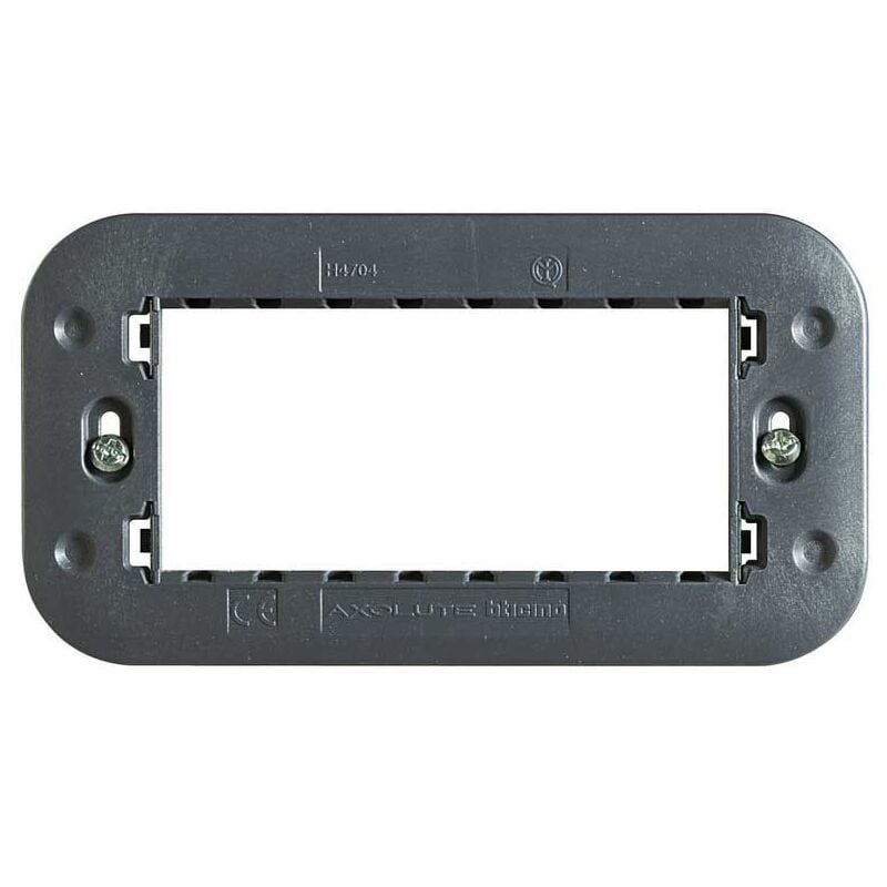 foto del prodotto axolute supporto 4 moduli h4704 bticino