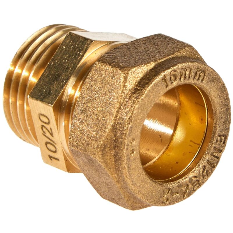 foto del prodotto ayor somatherm 52 16 15 raccordo a compressione tc 16 maschio 15 21, colore grigio