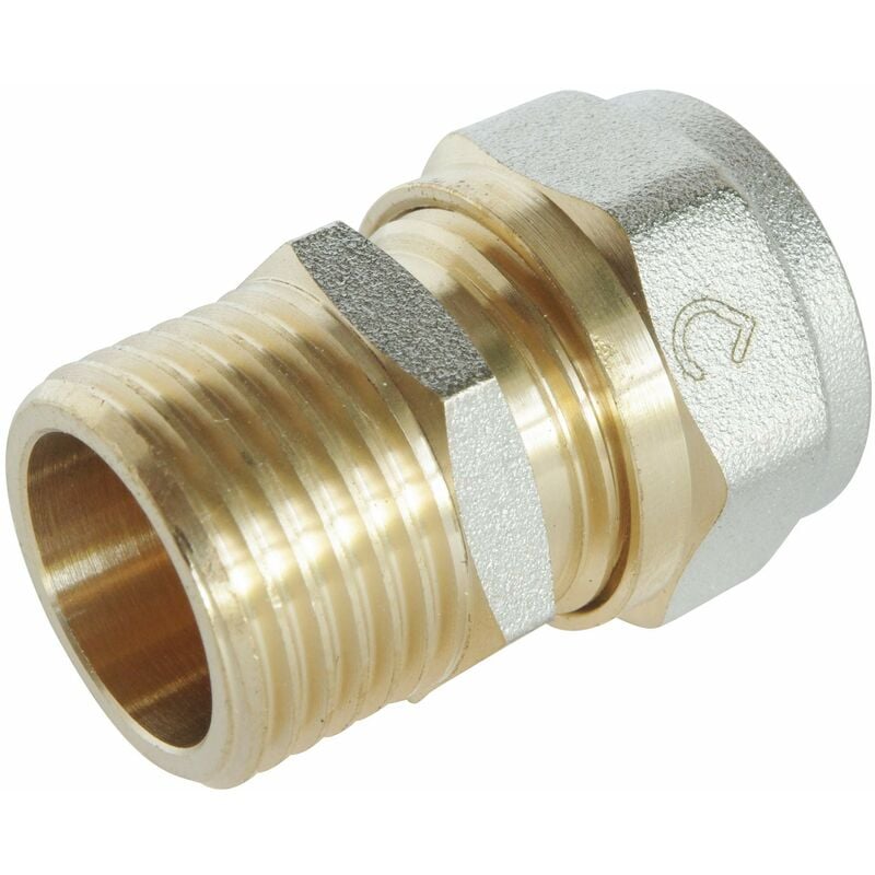 foto del prodotto ayor somatherm for you 3716 16 15 compressione raccordo diritto per multistrato 16 pipe maschio 15 21 1 2 