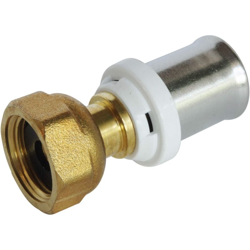 foto del prodotto ayor somatherm for you 5703 16 12 connessione destra con crimp per 16 tubo multistrato femmina 12 17 da dado femmina 3 8 , consente di